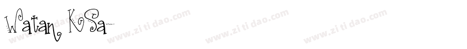 Watan KSa字体转换